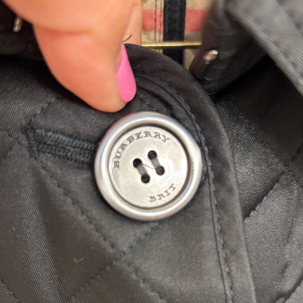 💝 🍀 Burberry ❤️🍀 Black Quilted Jacket - Picture 8 of 15